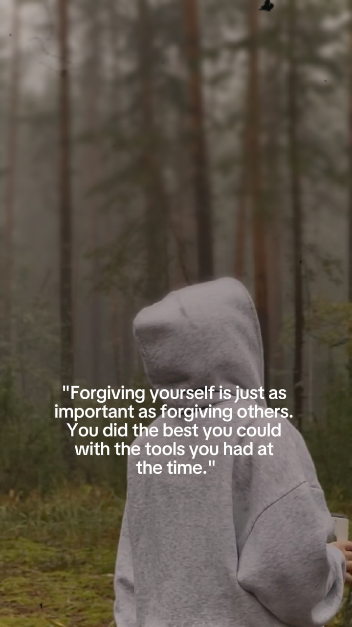 Forgiving yourself 