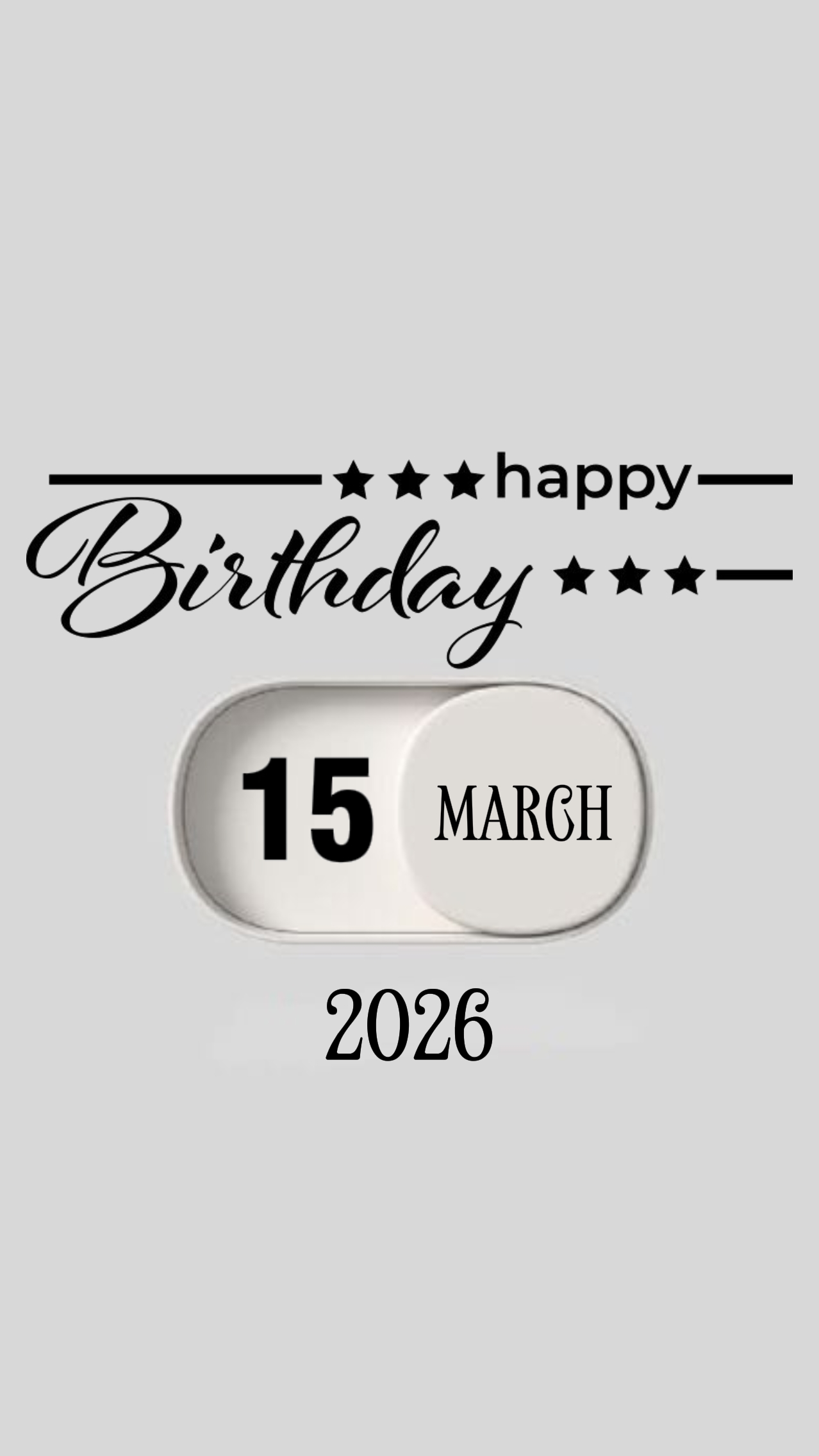 HBD 15 MARET