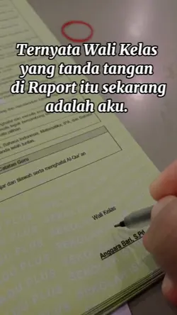 Tanda tangan Raport