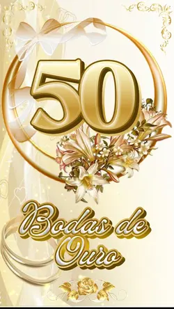 Convite Bodas d Ouro
