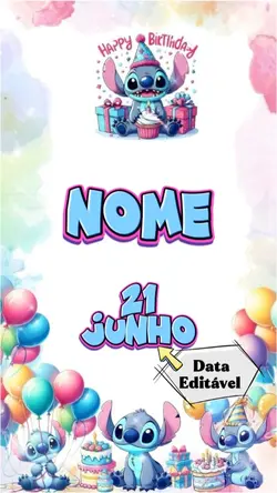 Aniversário Stitch 