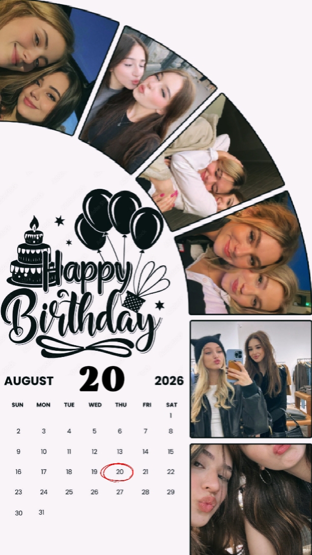 BIRTHDAY 20 AUGUST 