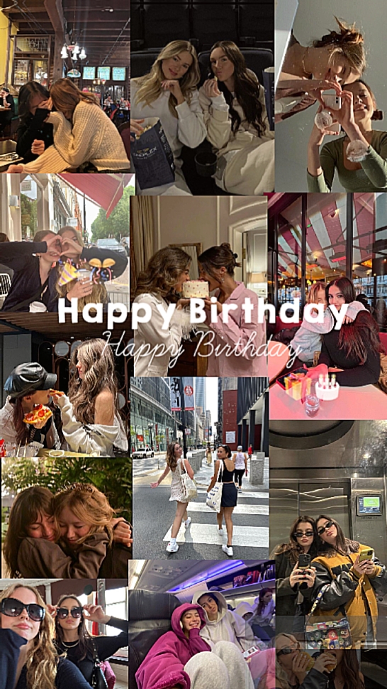 Feliz aniversário bff