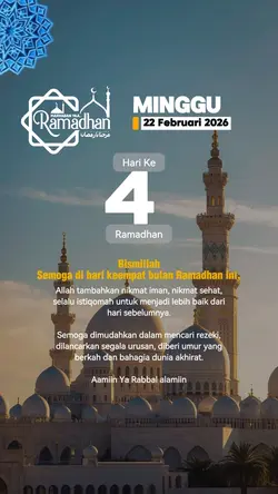 Minggu 4 Ramadhan