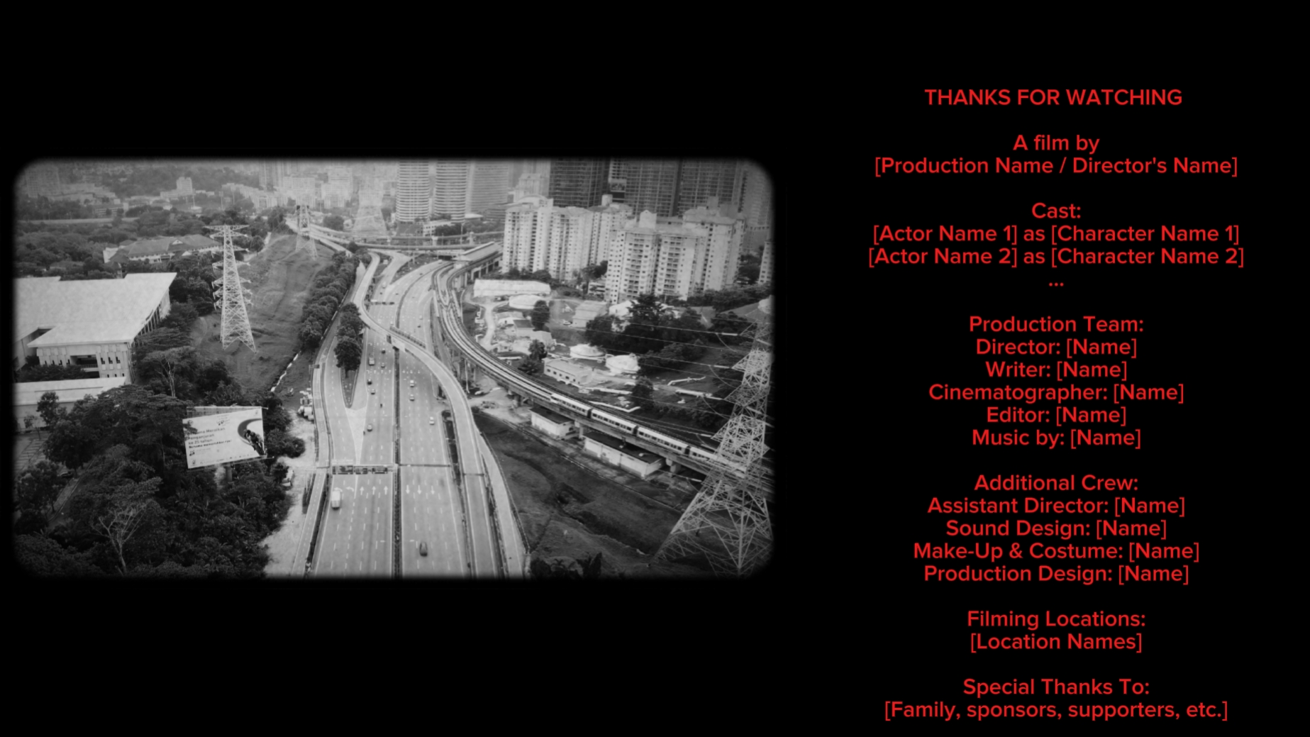 Outro credits na pelikula 
