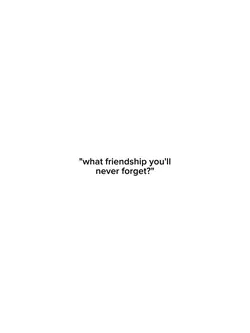 friendship