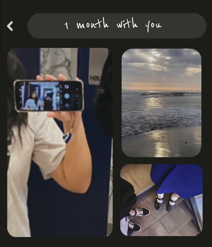 1 month with you 