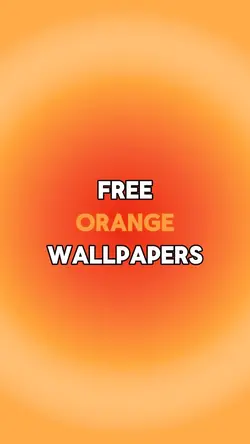 free orange wallpape