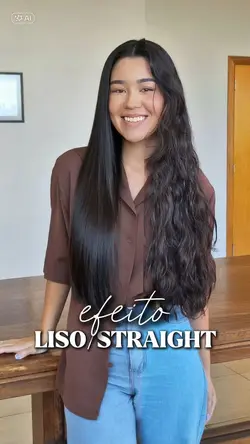 Cabelo liso/straight