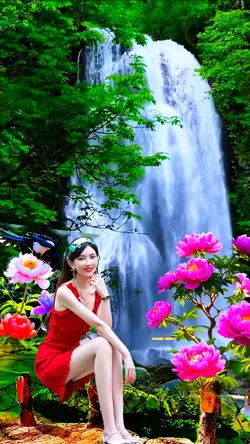 Waterfall scenery