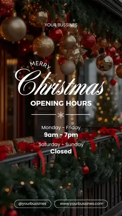 christmas open hours