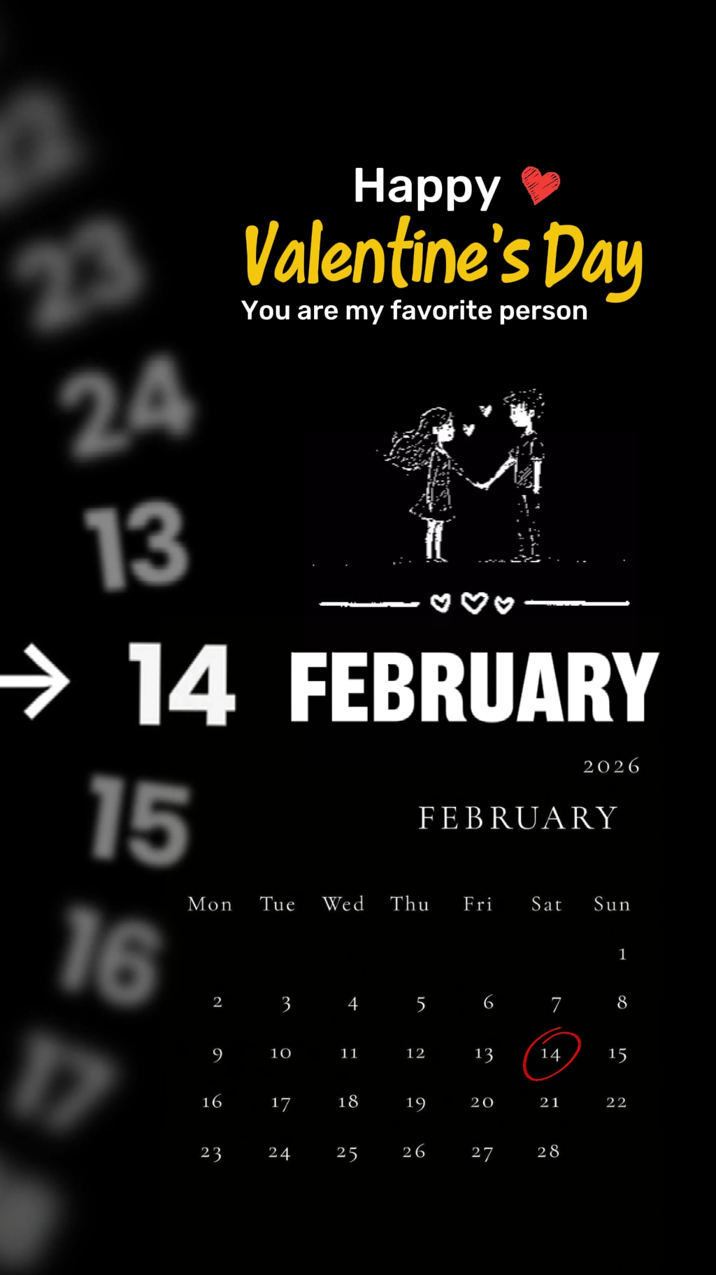 SAN VALENTÍN 14 DE FEBRERO
