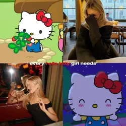 hello kitty & snoopy