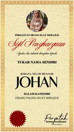 JOHAN KUAT MERAJUK