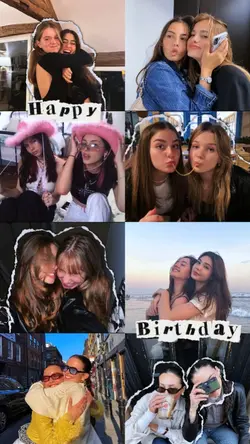birthday collage