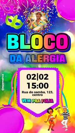 Bloco carnaval 🎭