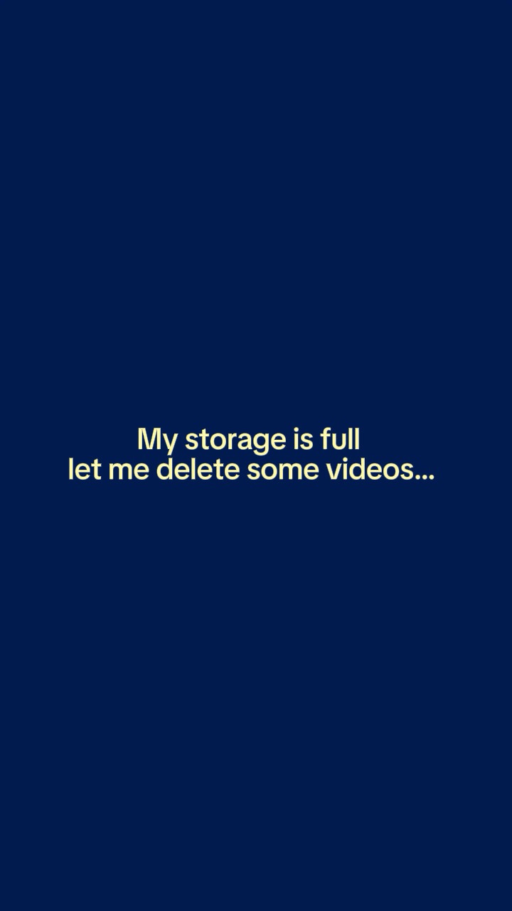 Mon stockage est plein