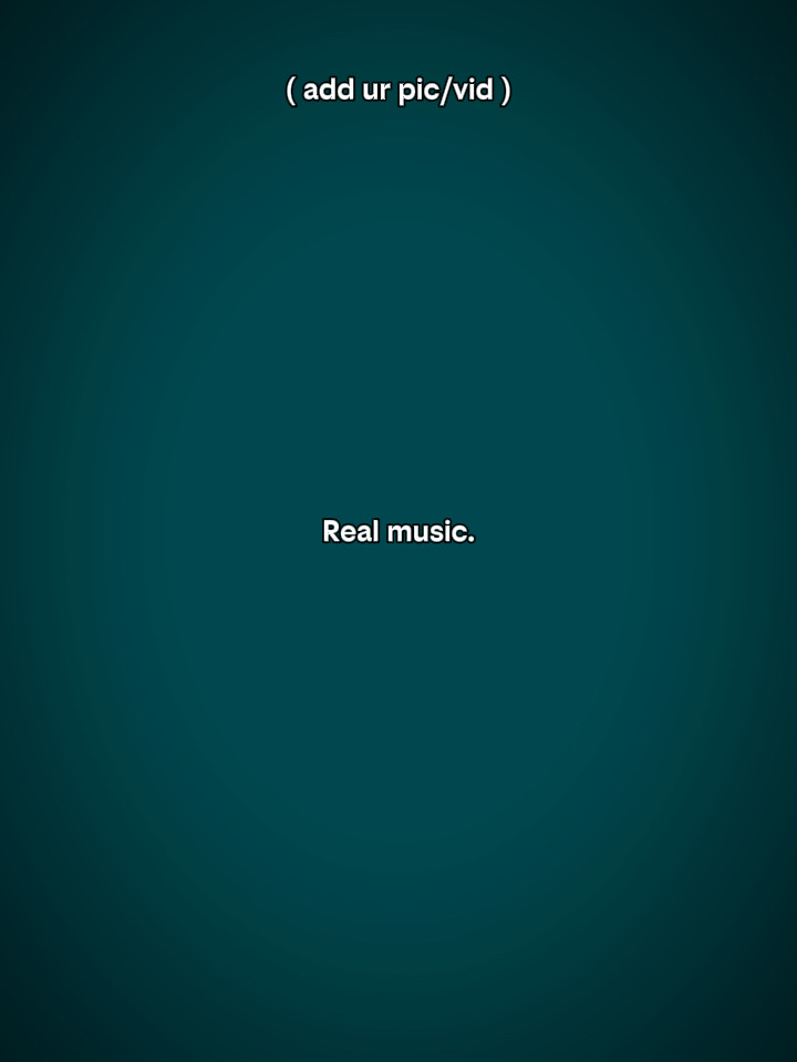 De la vraie musique