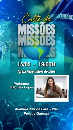 CULTO DE MISSÕES!