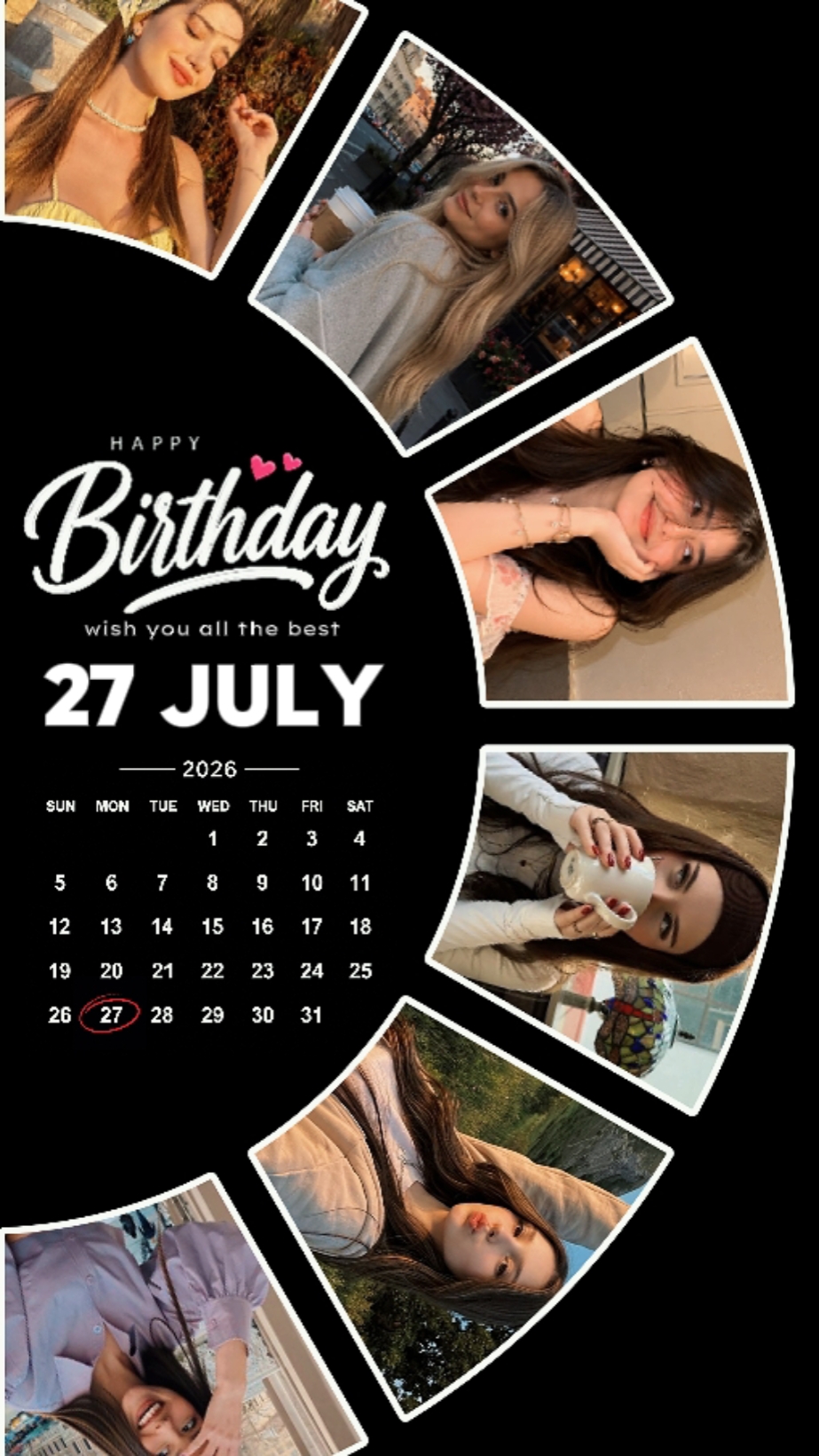 ANNIVERSAIRE 27 JUILLET