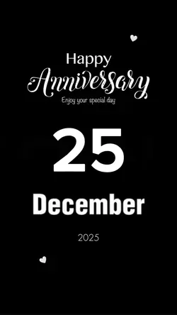 25 December annivers