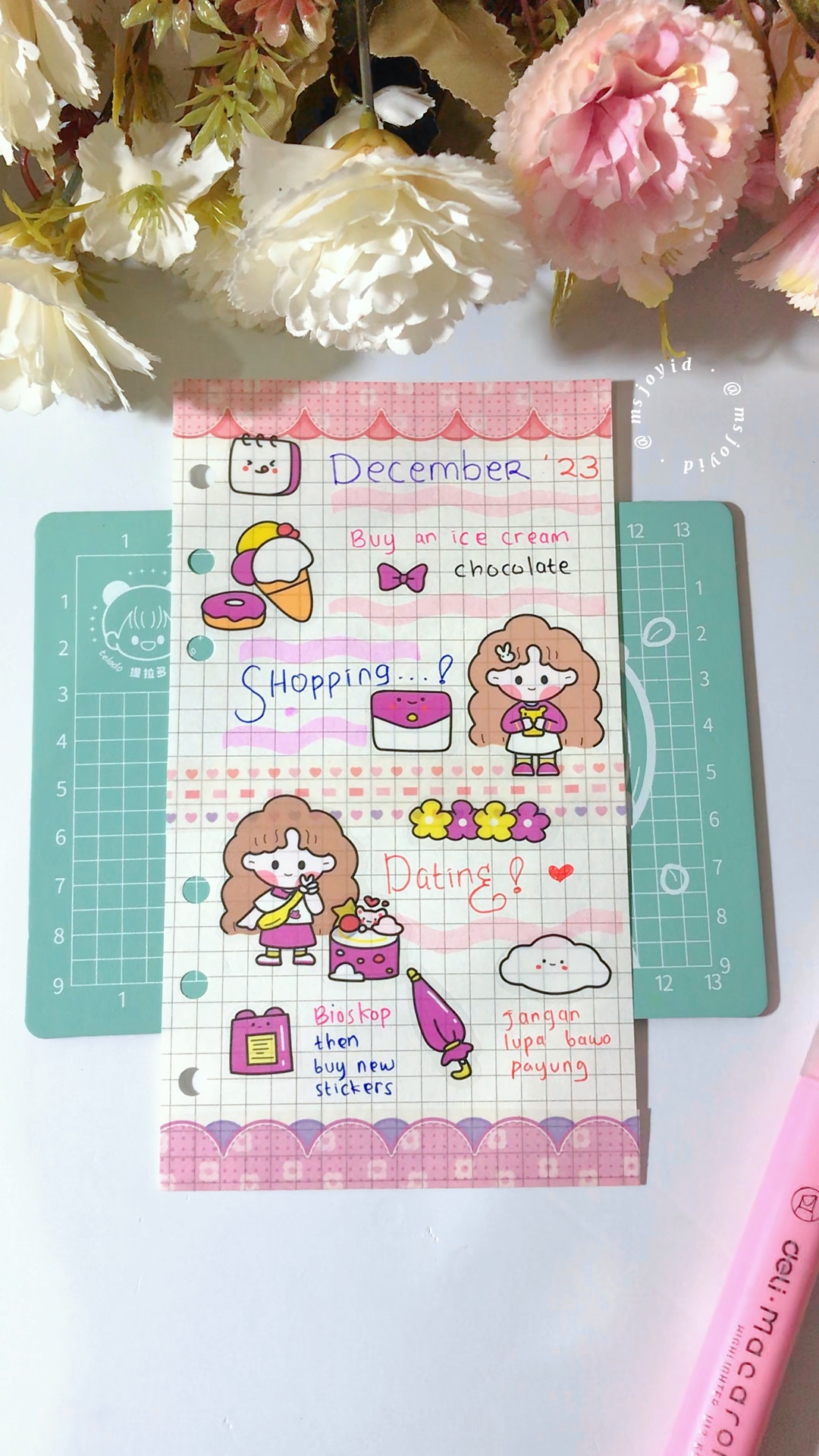 Journal Sticker ASMR