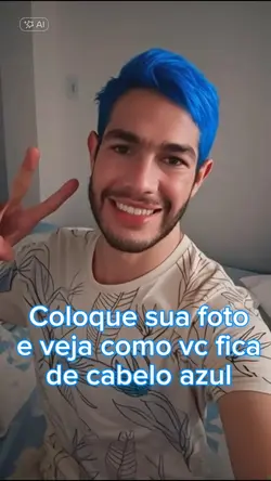 Cabelo azul 