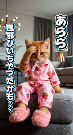 あらら💦風邪ひいちゃったかも🤒