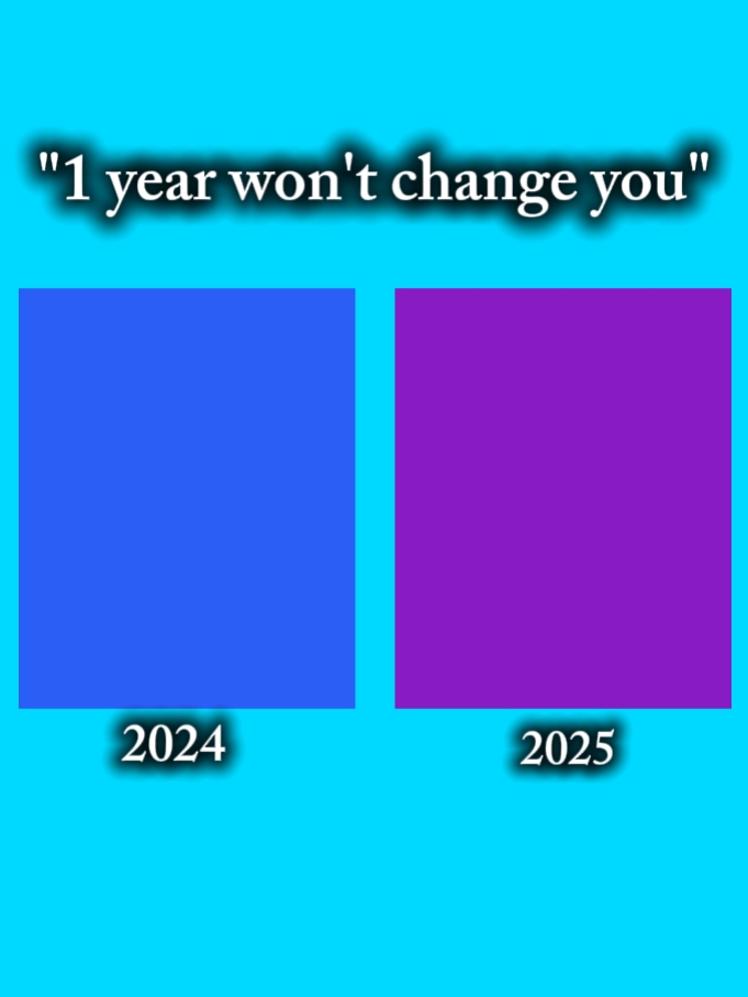 1 an ne changera pas