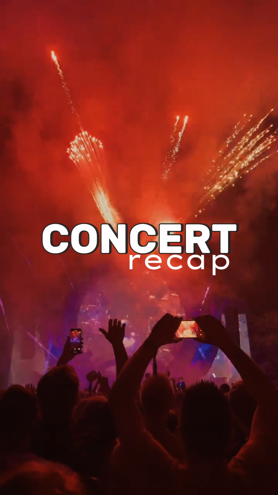 Récapitulatif du concert