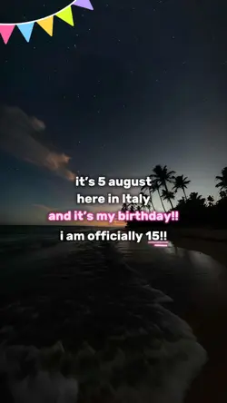 it’s my birthday !!