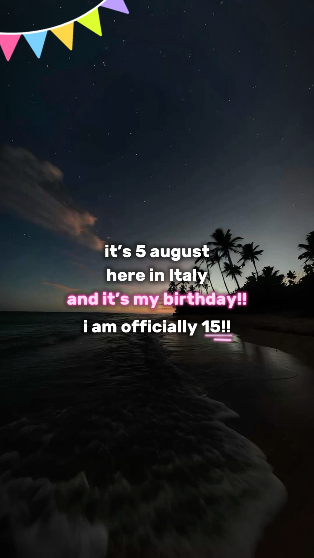 it’s my birthday !!