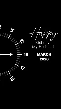 HBD HUSBAND 16 MARCH