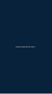 all i see is you