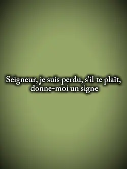 Le signe du Seigneur