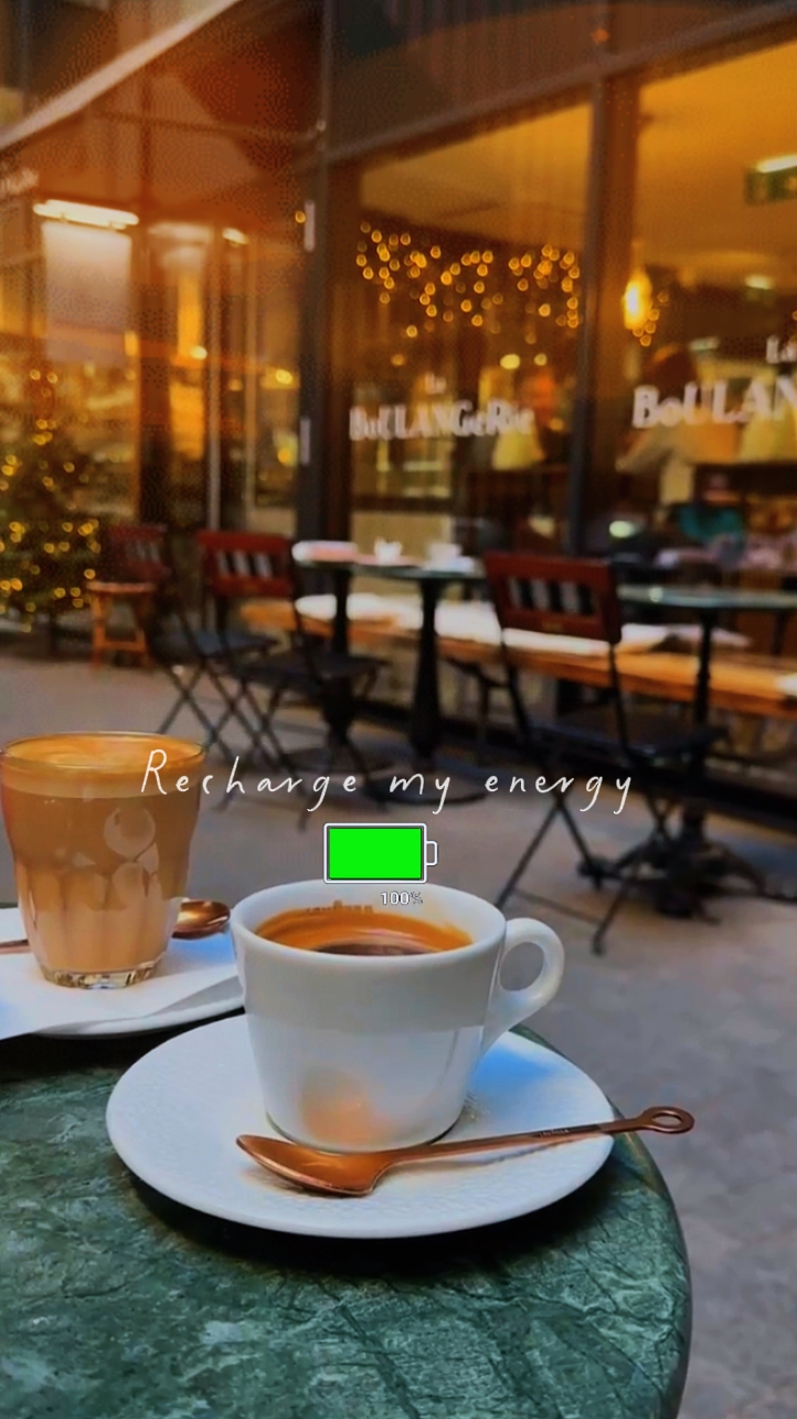 Recharge my energy 