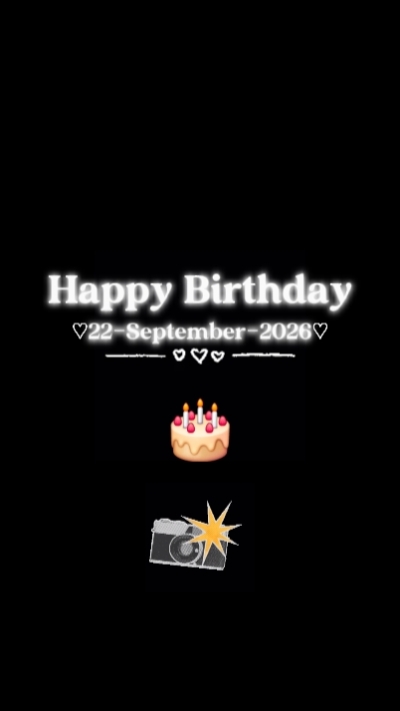 HBD Son 22 September
