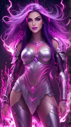 Pink fire Goddess 