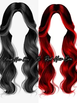 BLACK VS. RED HAIR