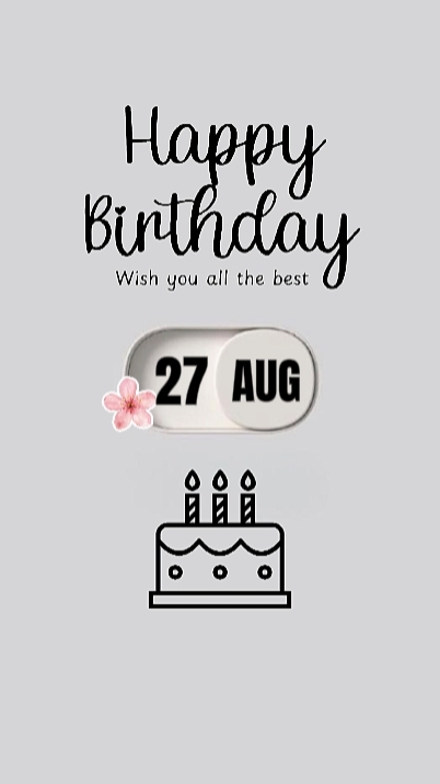 27 DE AGOSTO CUMPLEAÑOS 