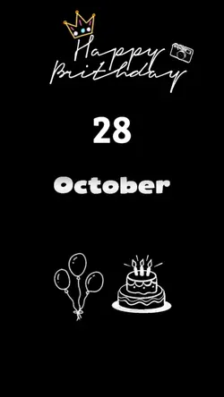 HBD 28 OCTOBER