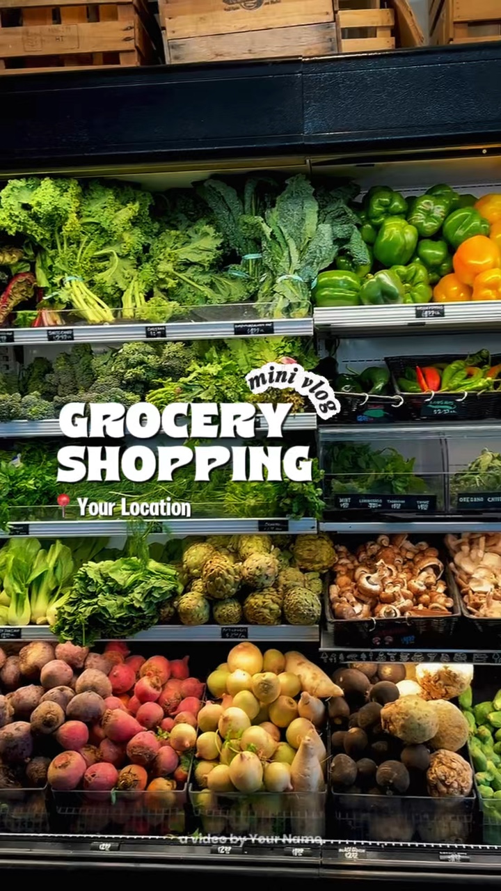 mini vlog | grocery