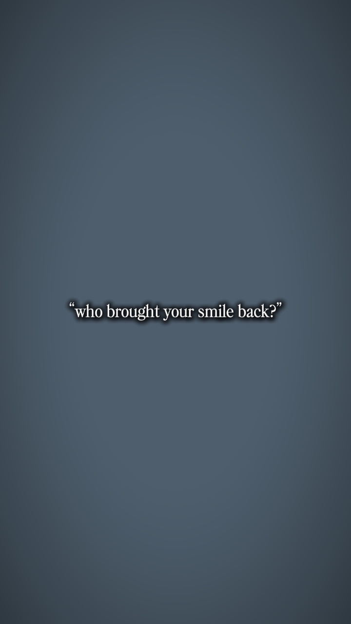 sourire en retour
