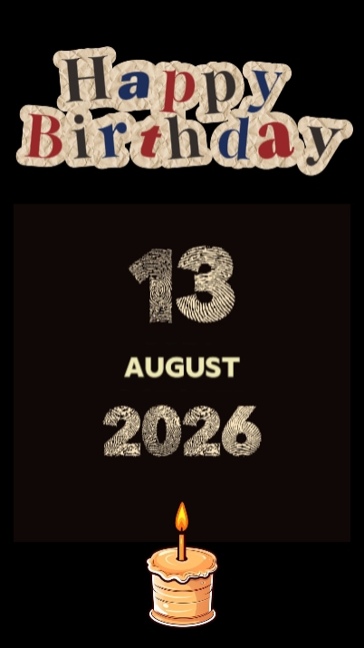 Selamat ulang tahun 