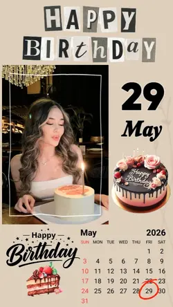 Birthday 29 May 