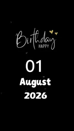 hbd 01 august 2026