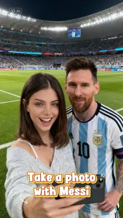 Photo with Messi 