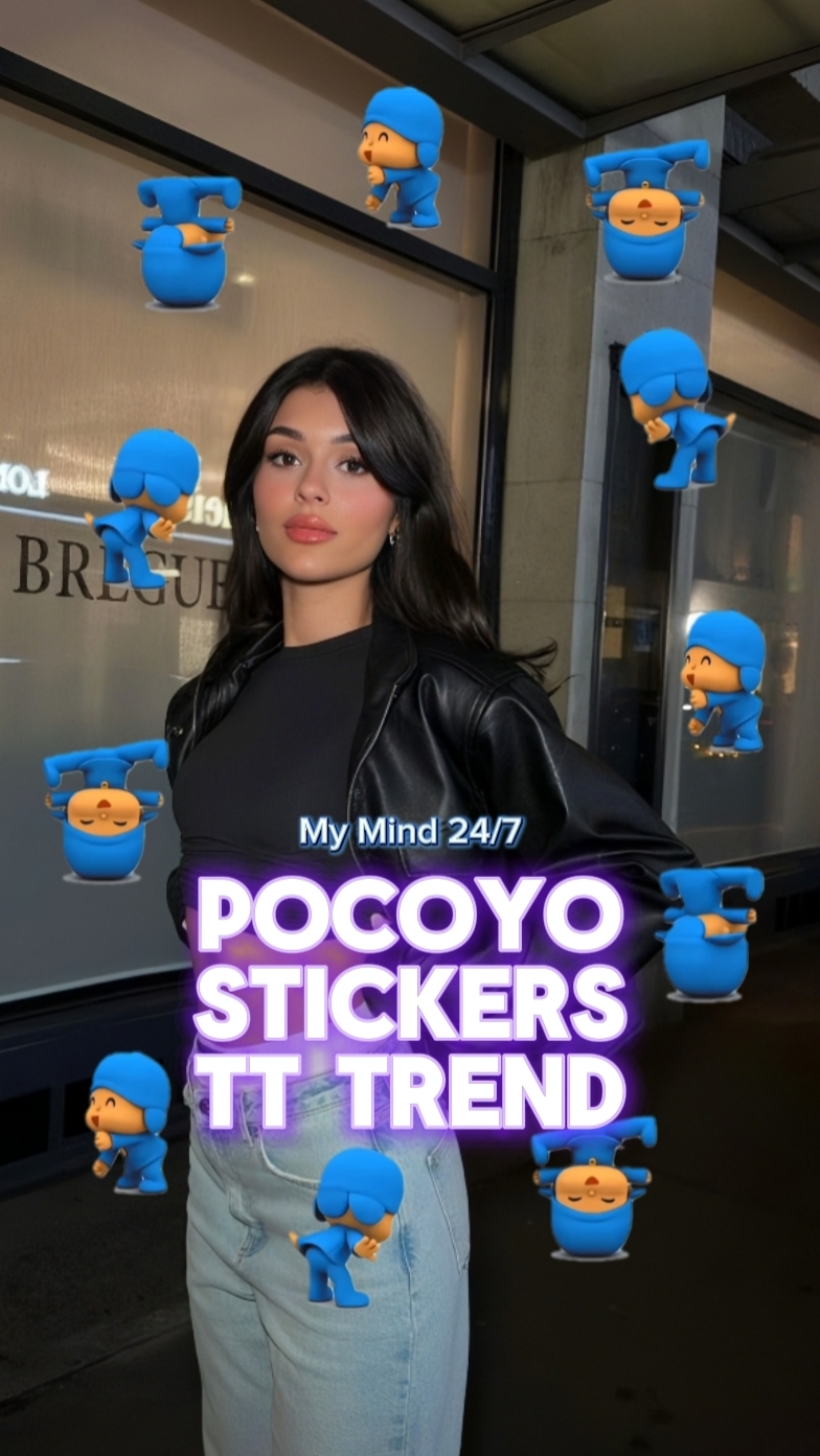 Tendencia De Pegatinas De Pocoyo