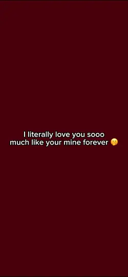 mine forever!♾️♥️