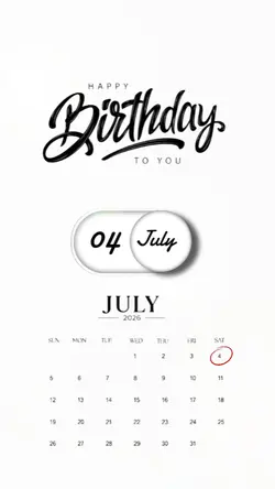 BIRTHDAY JULY 04